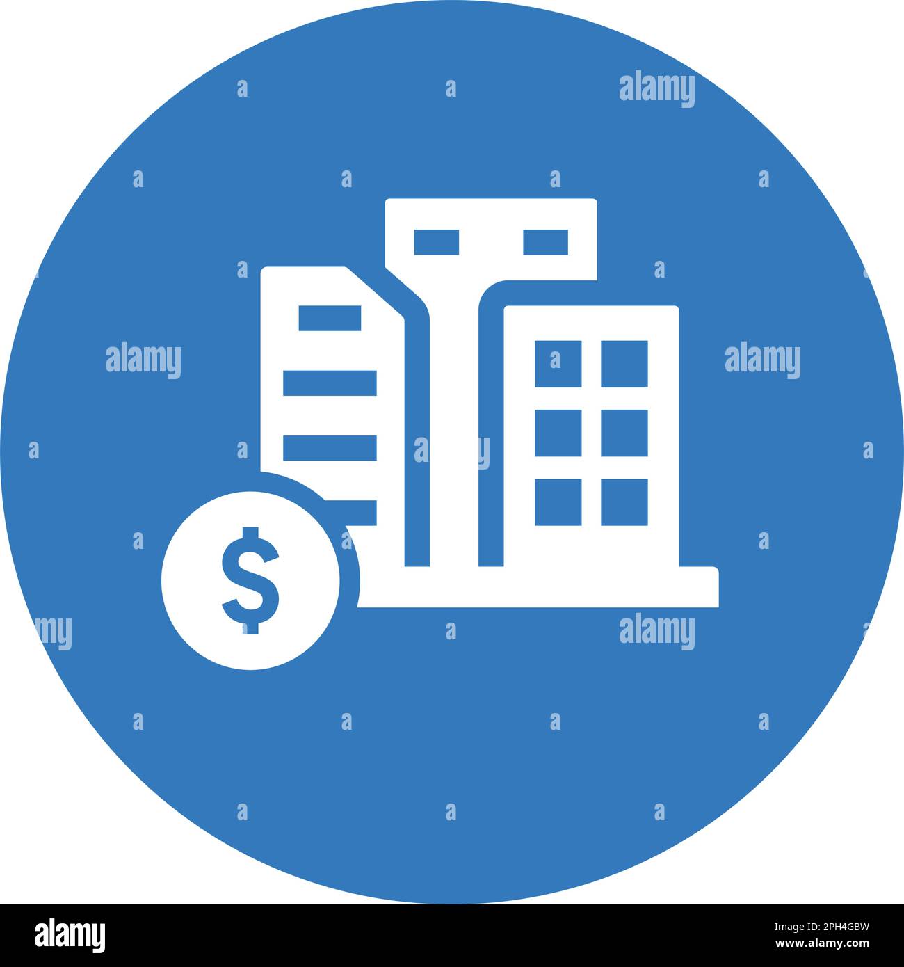 Symbol für Trade Center zur Verwendung in mobilen Apps, Printmedien und Webdesign oder anderen Designprojekten. Stock Vektor