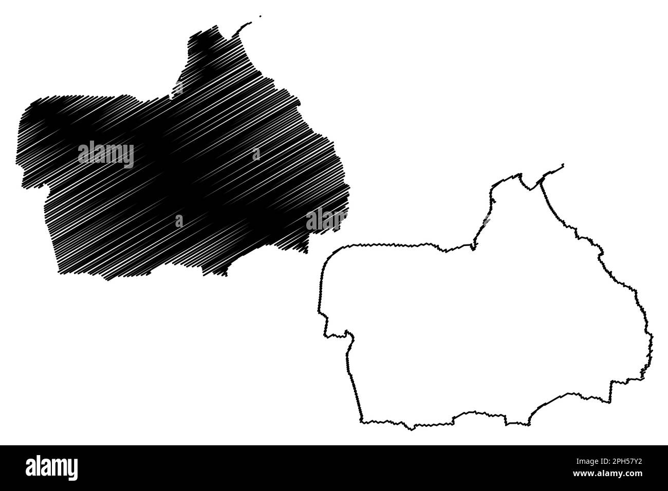 Metropolitan Borough of South Tyneside (Vereinigtes Königreich Großbritannien und Nordirland, Metropolitan and Ceremonial County Tyne and Wear, Englan Stock Vektor