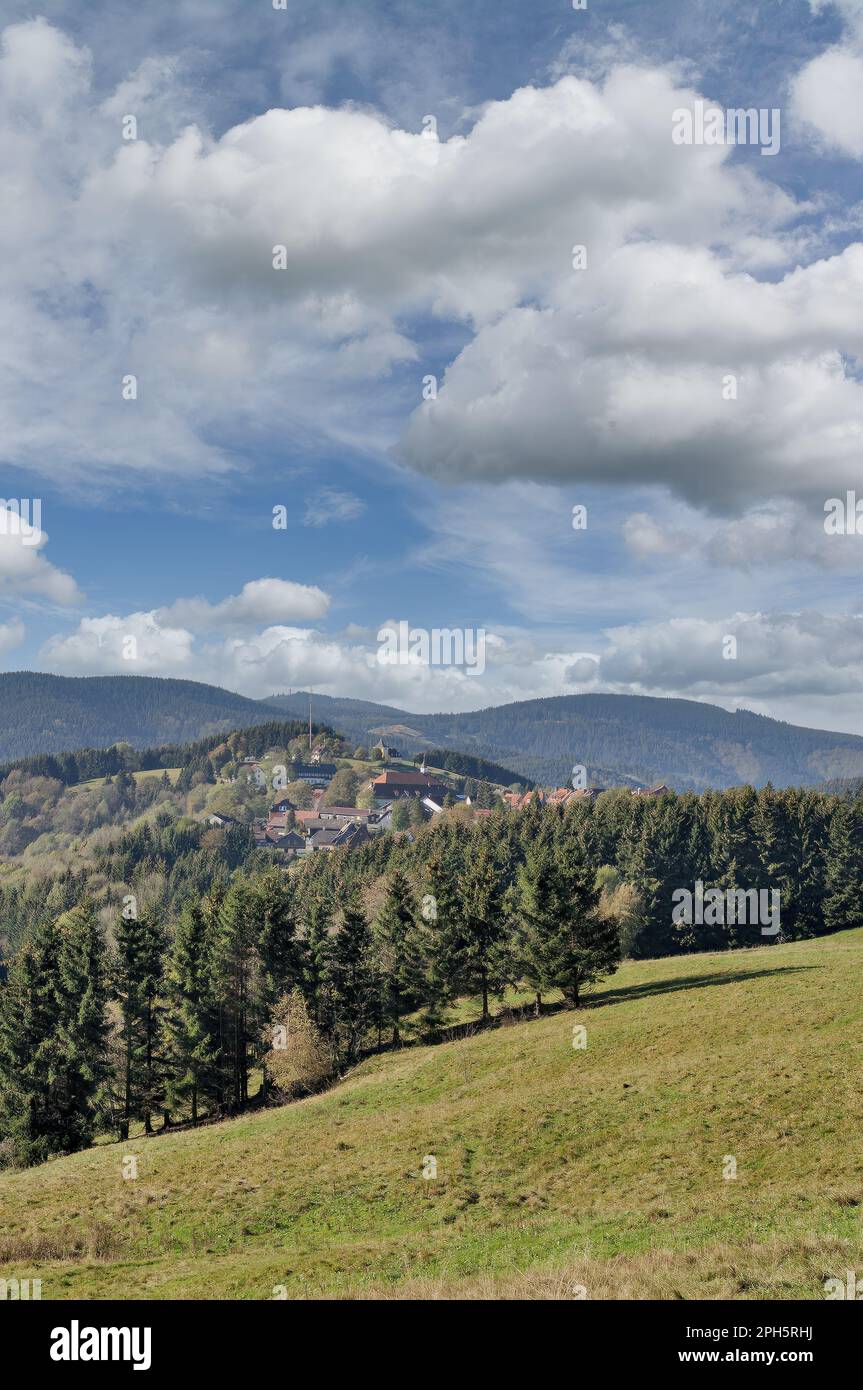 Dorf Sankt Andreasberg, Harz-Gebirge, Deutschland Stockfoto