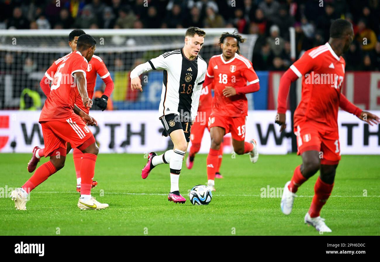 Fußballnationalmannschaft, internationales Spiel, Mewa-Arena Mainz: Deutschland gegen Peru; Florian Wirtz (GER) Stockfoto