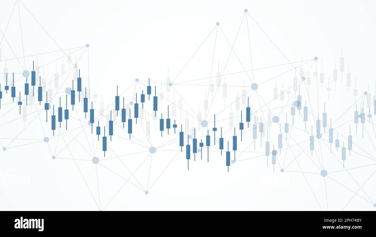 Finanz- und Geldtechnologie Hintergrundkonzept von Business Prosperity und Asset Management . Kreative grafische Wirtschaft und finanzielles Wachstum. Vektor Stock Vektor