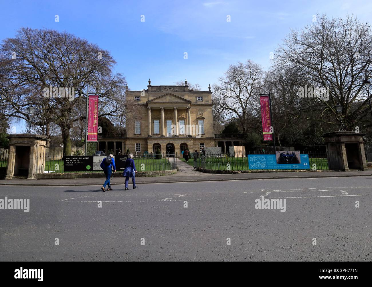 Das Holburne Museum of Art, Bath. Vom März 2023. cym Stockfoto
