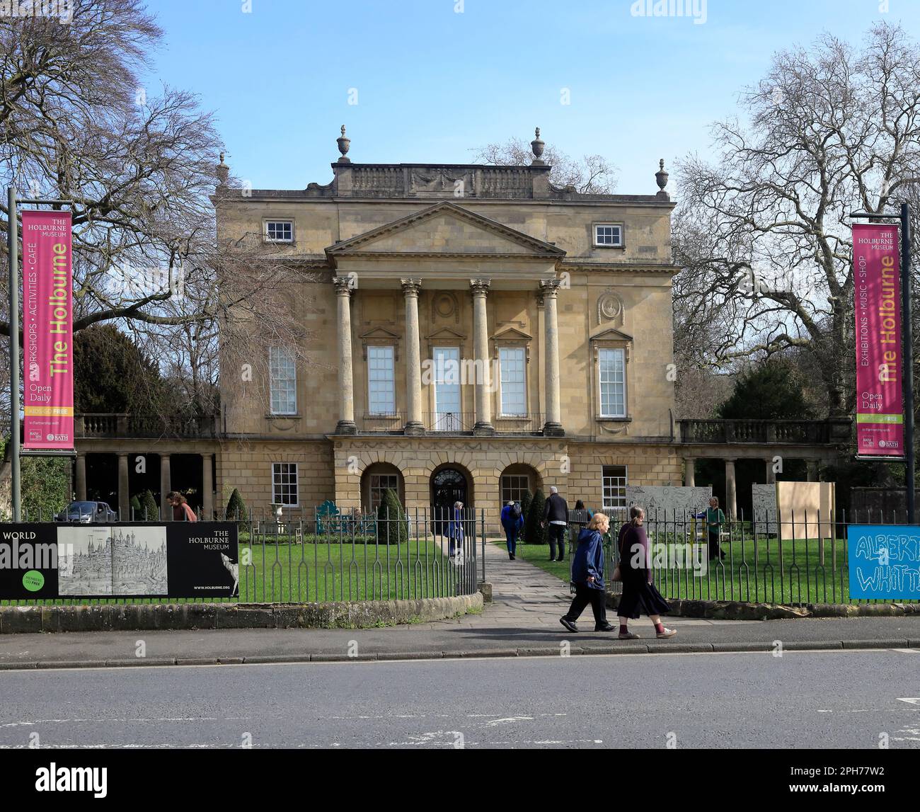 Das Holburne Museum of Art, Bath. Vom März 2023 Stockfoto