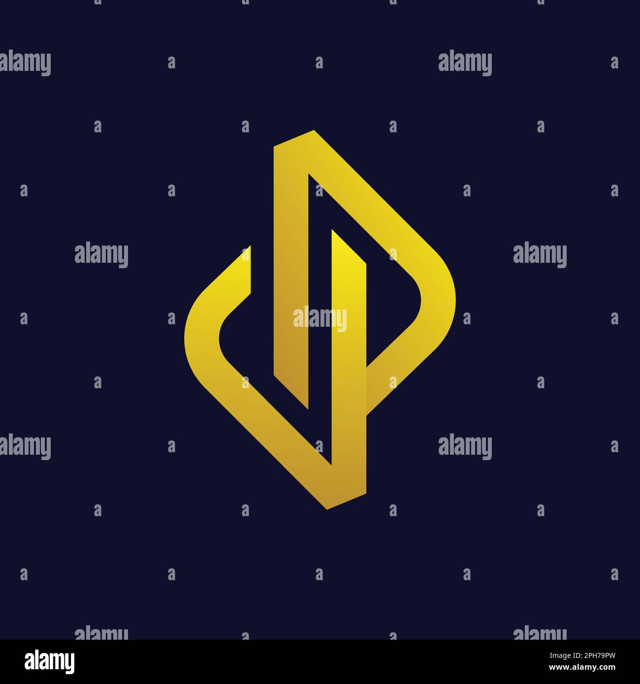 PS Letter Premium Monogramm Codierung Datenkommunikation Logo für digitale Inhalte Stock Vektor