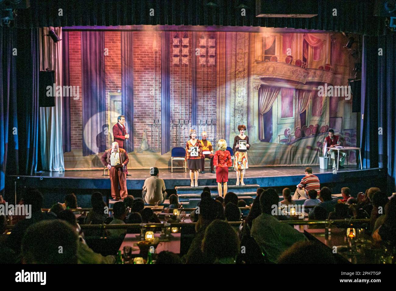 Pocono Mountains Poconos Pennsylvania, Hawley, Woodloch Resort, Nachtclub Show, Besucher Reisen Reisen Tour Touristentourismus Wahrzeichen Kultur Stockfoto