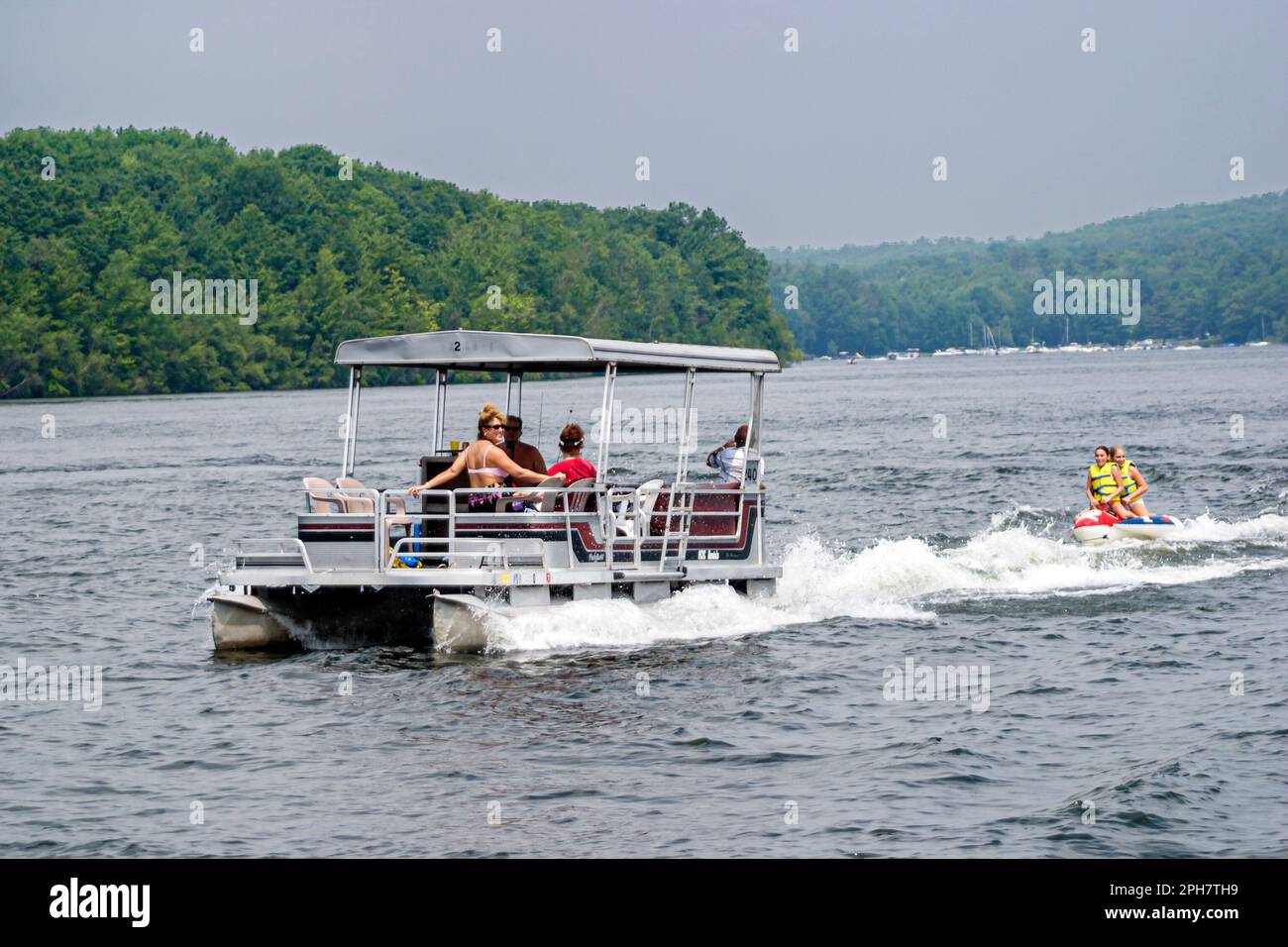 Pocono Mountains Poconos Pennsylvania, Lake Wallenpaupack, Besucher Reisen Reisen Touristentourismus Wahrzeichen Sehenswürdigkeiten Kultur, Urlaub Stockfoto