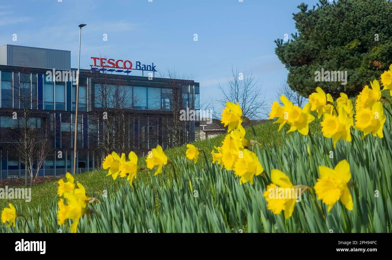 Edinburgh, Schottland, Großbritannien. 26. März 2023. Büros der Tesco Bank in Edinburgh, Schottland. Bildkredit: phil wilkinson/Alamy Live News Kredit: phil wilkinson/Alamy Live News Stockfoto