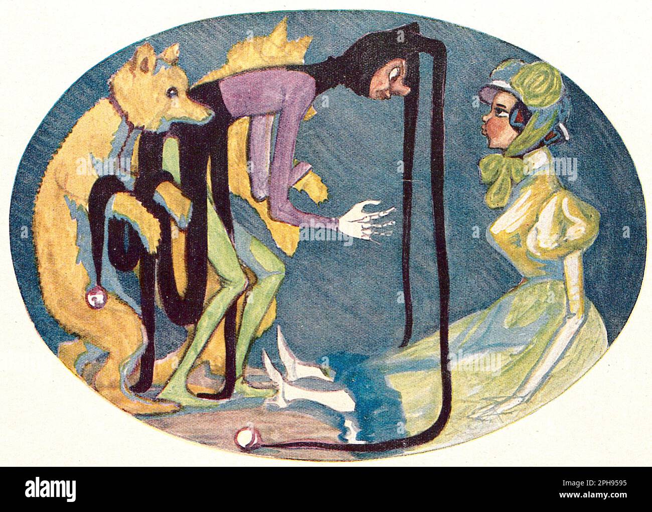 August Geigenberger - Fairy Story - 1924 - aus dem Wochenjournal für Kunst und Leben "Jugend" Nr. 45 Stockfoto