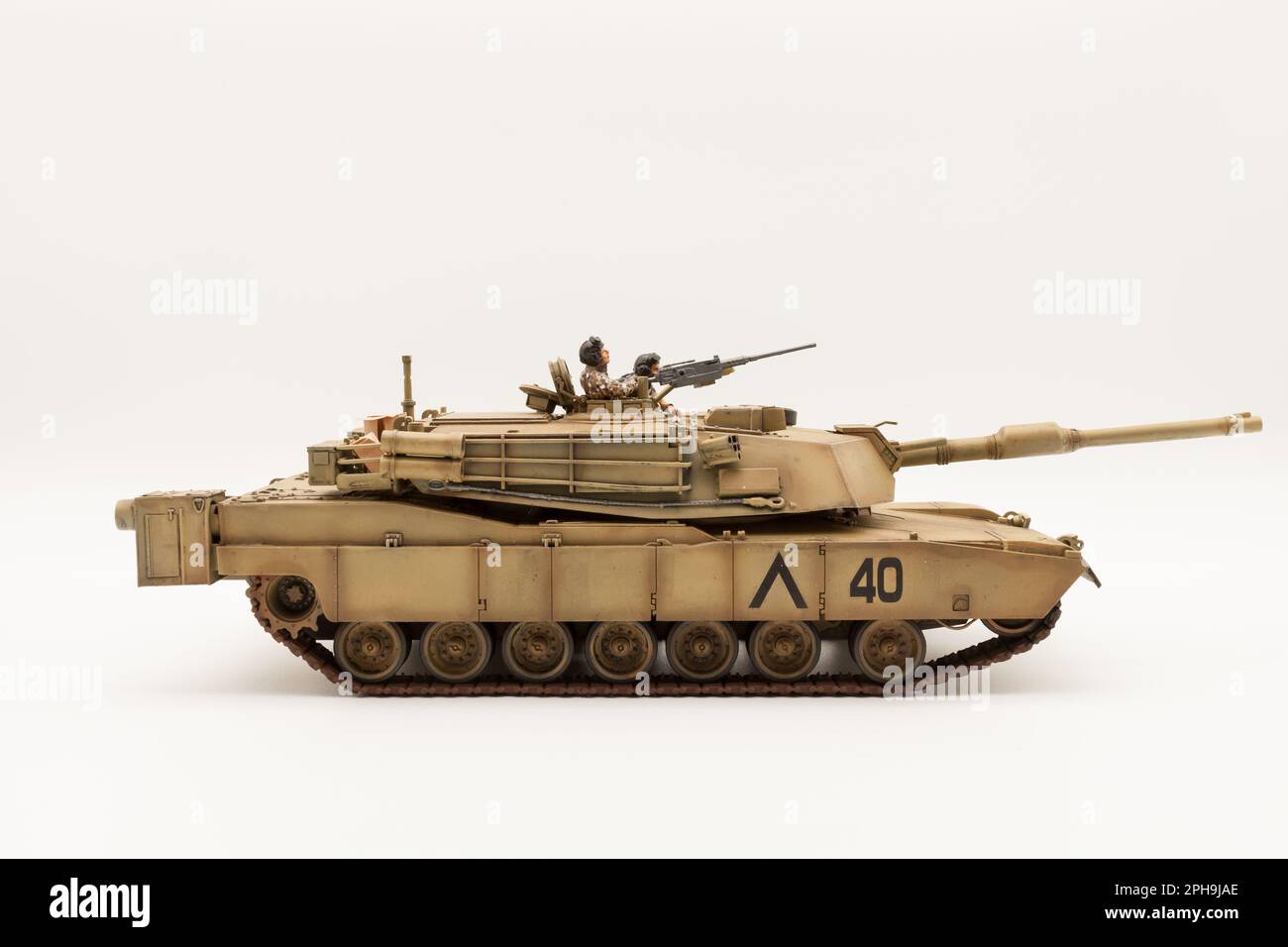 Amerikanischer M1A1 Abrams 120mm-Kanone Hauptkampfpanzer im Maßstab 1
