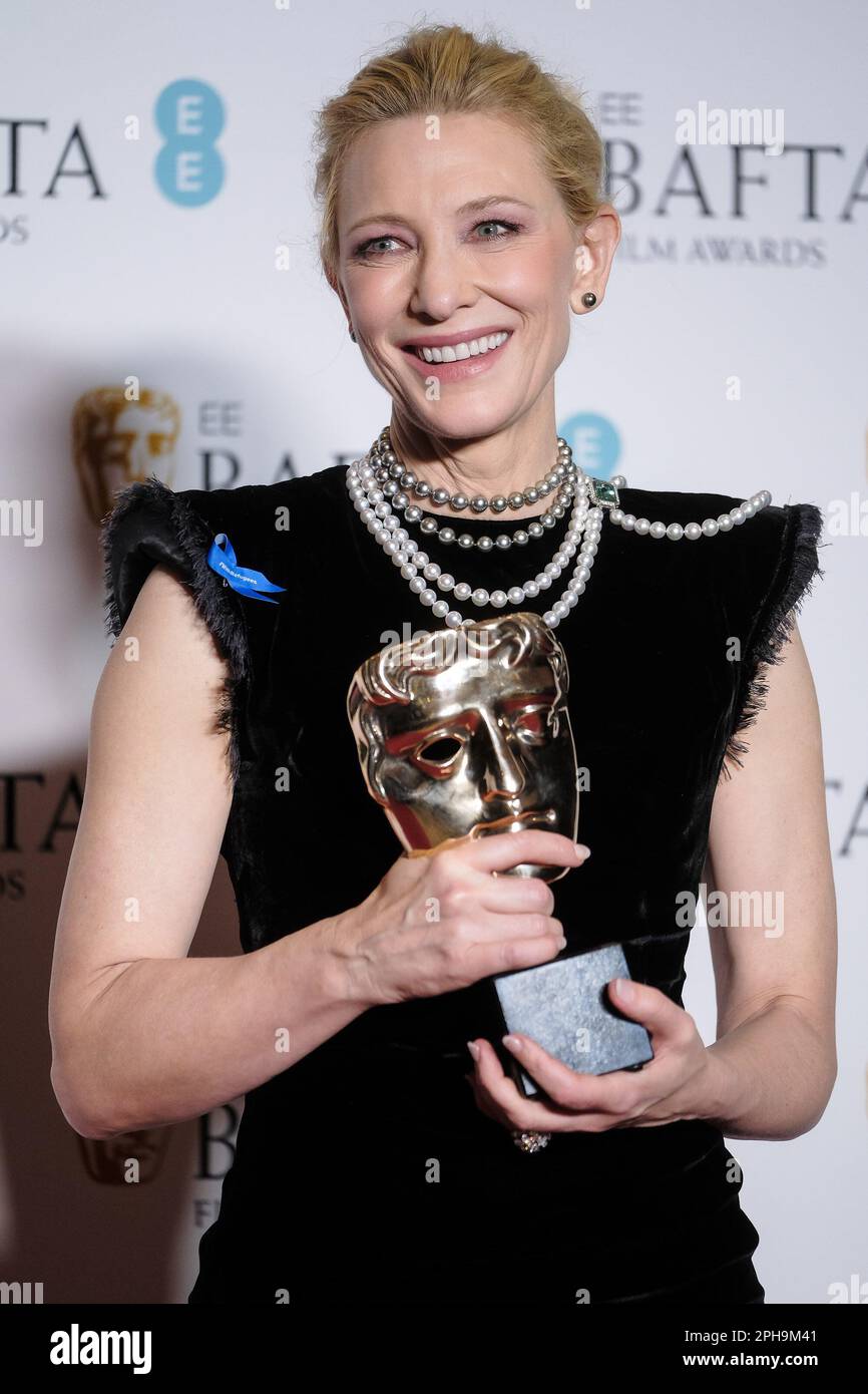 Die beste führende Schauspielerin Cate Blanchett fotografierte am 19