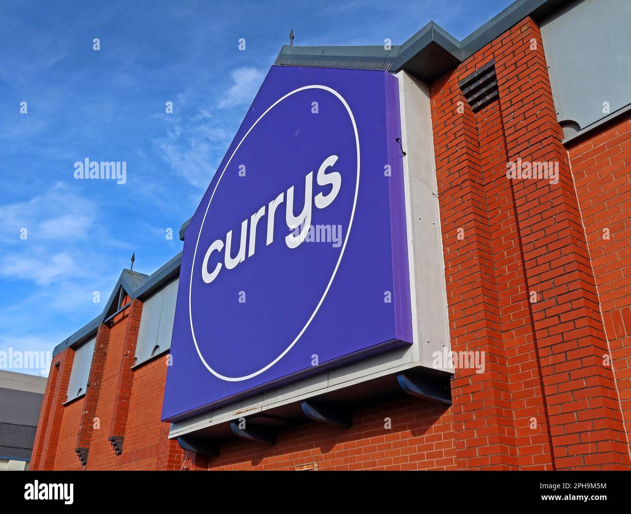 Currys Store in Llandudno, Unit 1, Mostyn Champneys Retail Park, Llandudno, Conwy, Wales, Vereinigtes Königreich, LL30 1RY Stockfoto