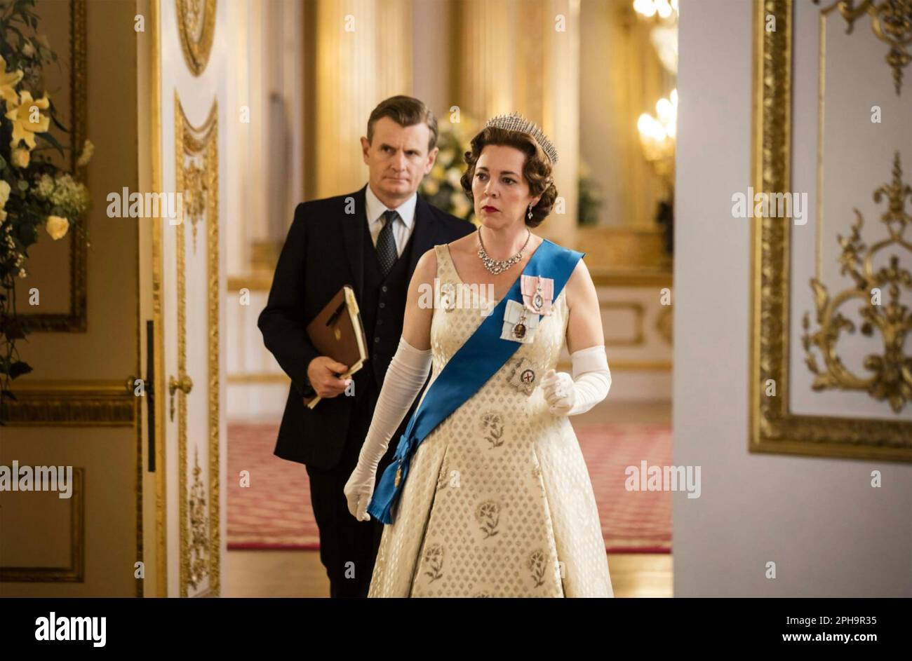 DIE KRONE - Teil III Netflix-Film mit Olivia Colman als Königin Elizabeth Stockfoto
