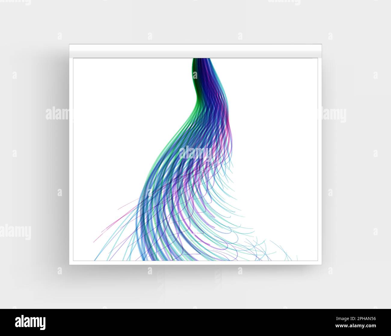Ñover Designvorlage. Gekrümmte Linien mit perspektivischer Wirkung. Glasfaser. abstrakter 3d-Hintergrund. Vektorgrafik. Stock Vektor Ñover Designvorlage. Gekrümmte Linien mit perspektivischer Wirkung. Glasfaser. abstrakter 3d-Hintergrund. Vektorgrafik. Stock Vektor