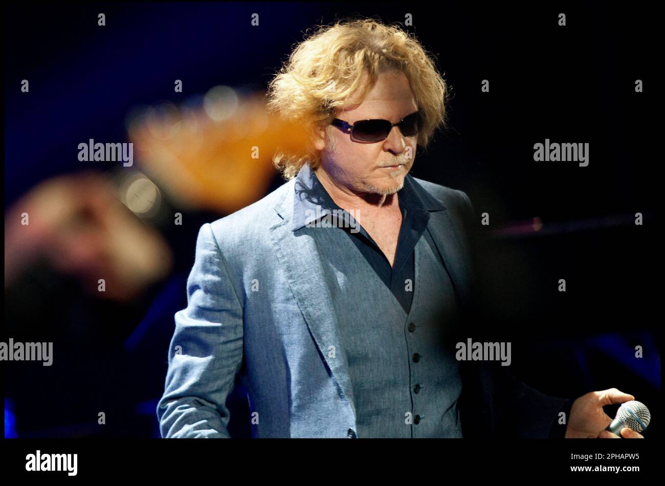 Simply Red mit Mick Huckmall in einem Konzert im Gelredome in Arnhem Holland im Jahr 2010. Vvbvanbree Fotografie. Stockfoto