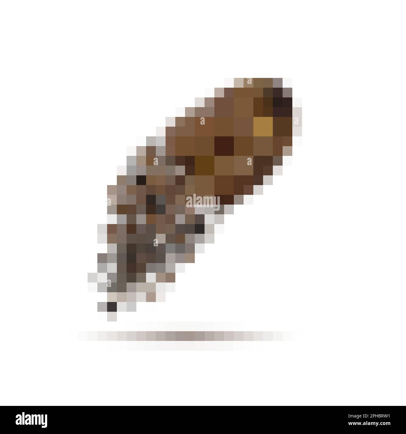 Kaffeebohnen fallen auseinander. 3D realistisch Stock Vektor