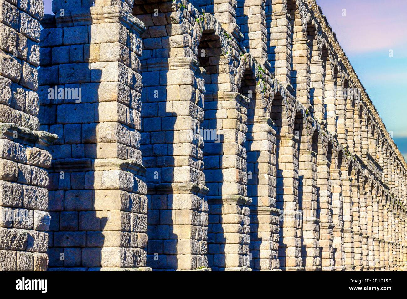 Römisches Aquädukt in Toledo, Spanien Stockfoto