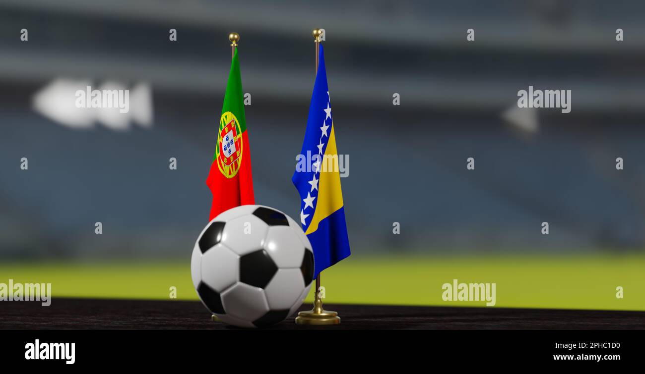 UEFA EURO 2024 Fußball Portugal gegen Bosnien und Herzegowina Europameisterschaftsqualifikation 