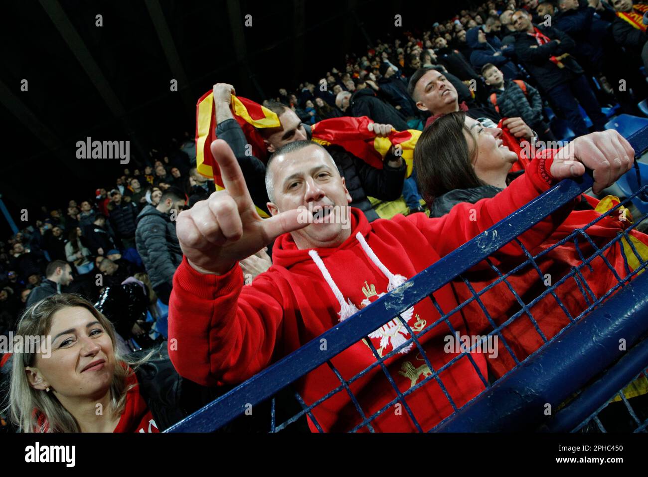 Fußball UEFA Euro 2024 Qualifier Gruppe G Montenegro/Serbien