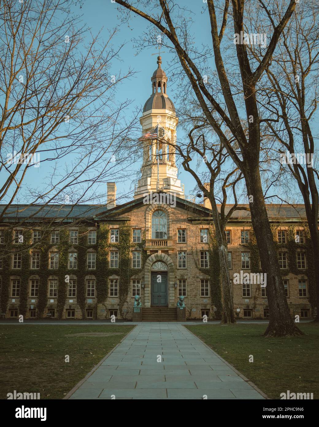 Nassau Hall-Architektur an der Princeton University, Princeton, New Jersey Stockfoto