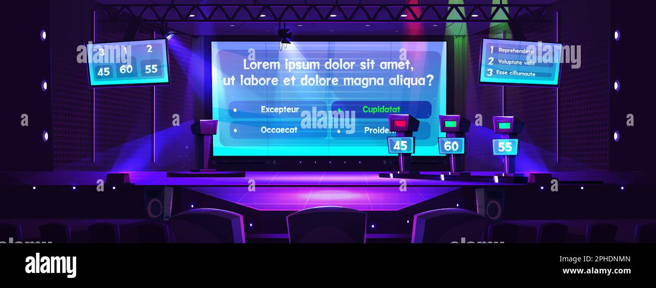 Tv quiz show kaufen Alamy