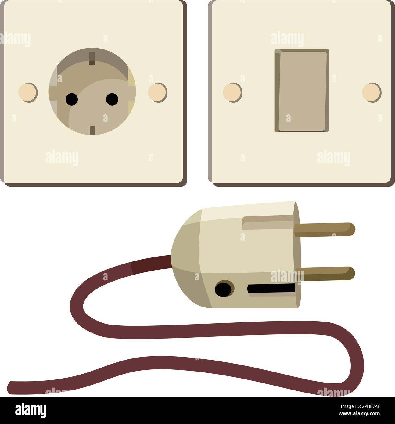 Vektor Der Elektrizitätsanlage Stock Vektor