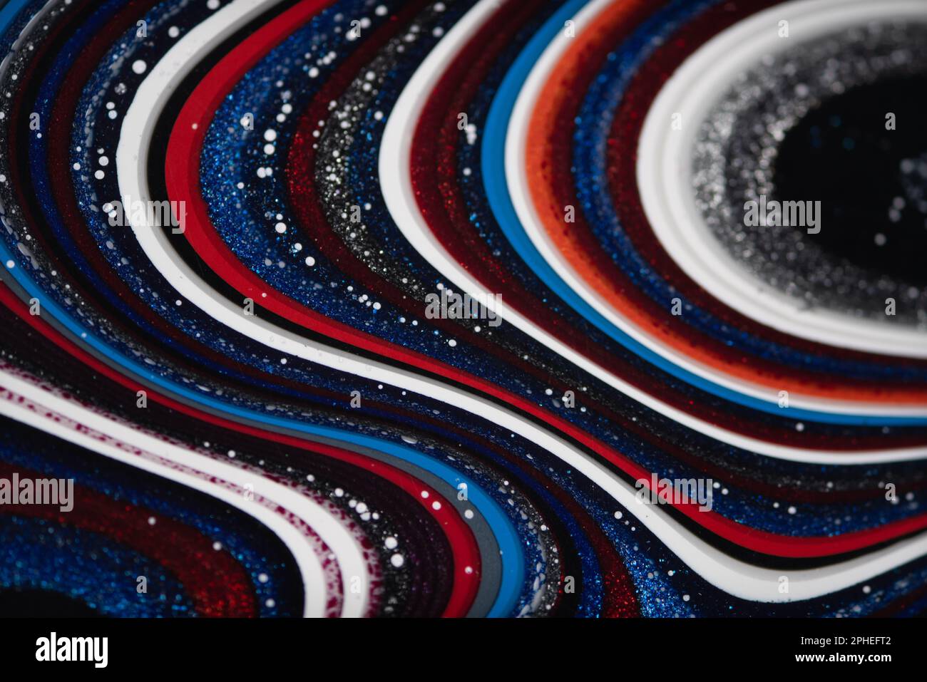 Oberfläche von bunten fordite Stockfoto