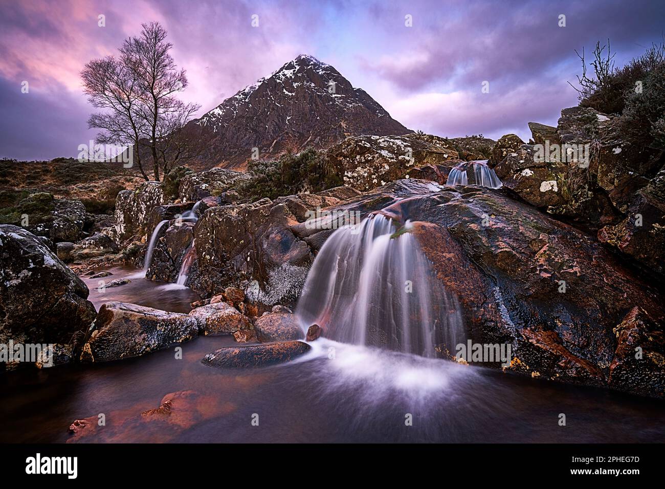 Buchaillie Etive Mor Stockfoto