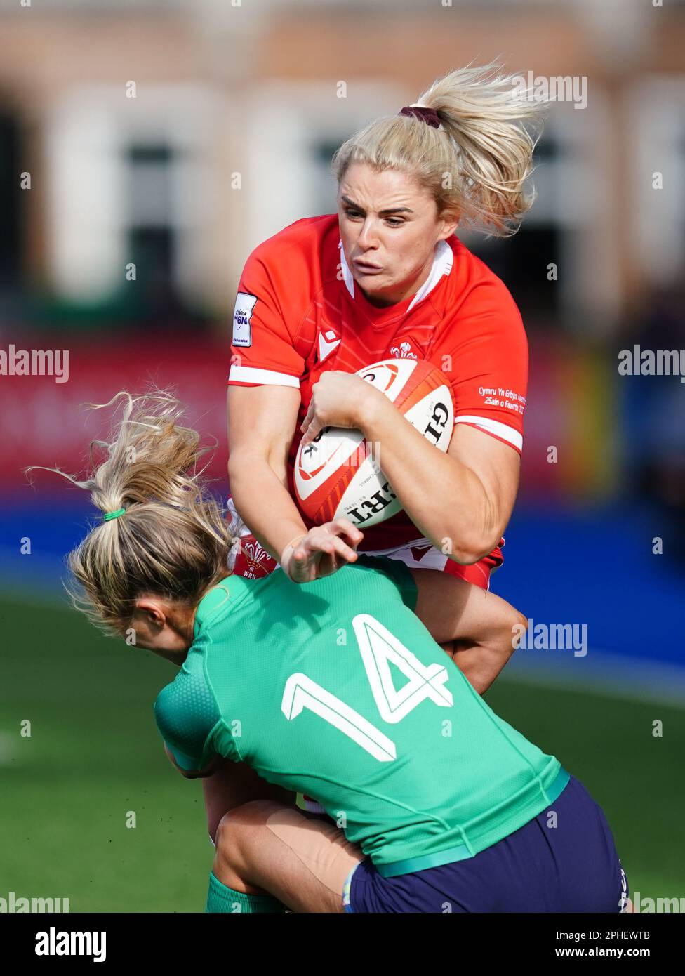 Carys WilliamsMorris von Wales beim TikTok Women's Six Nations Match