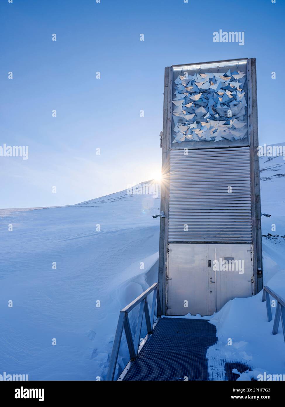 Svalbard Global Seed Vault, Saatgut Tresor. Longyearbyen, die