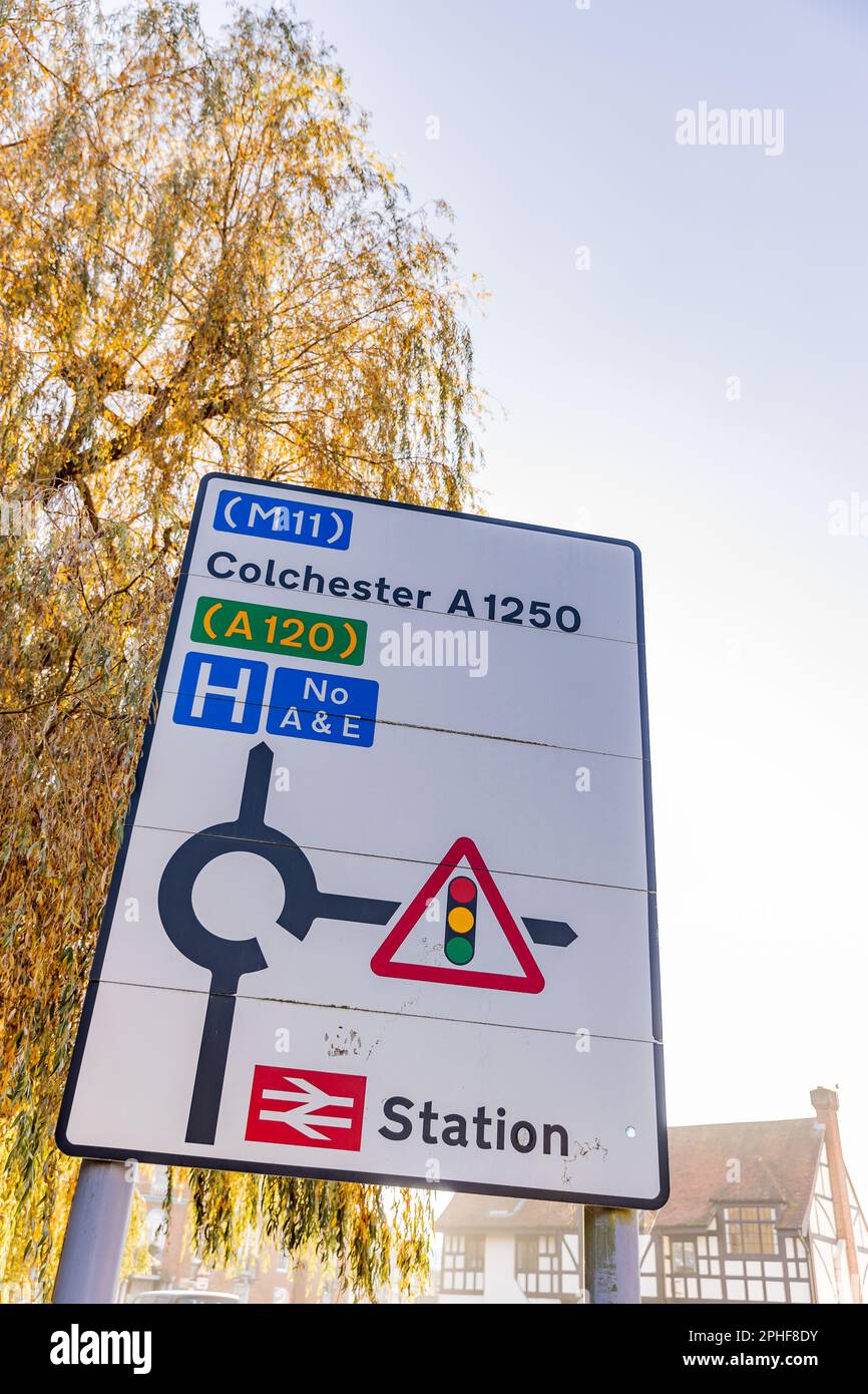 Bishop's Stortford, Hertfordshire, England, Großbritannien - Fotografie der Region Stockfoto