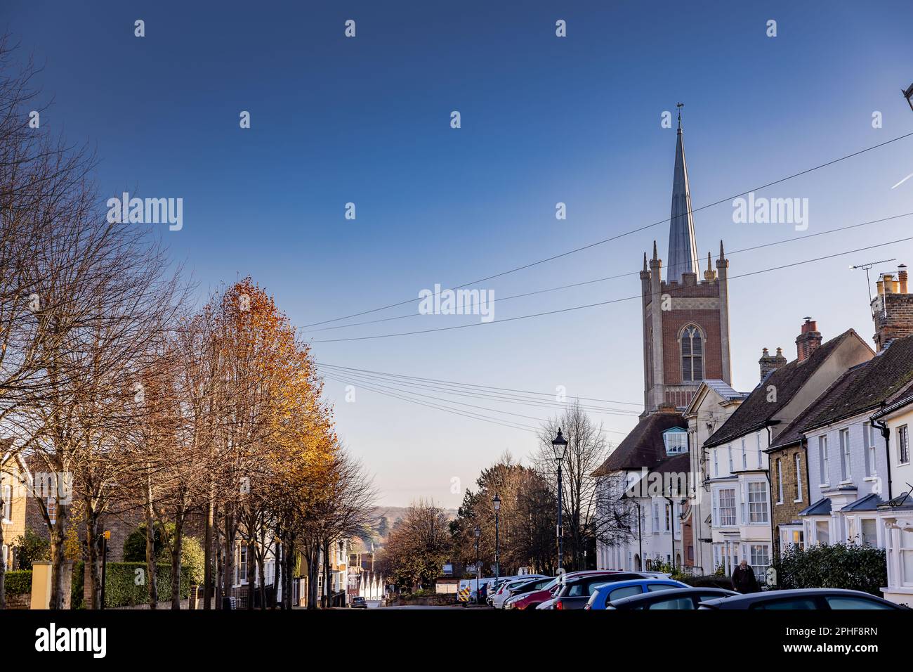 Bishop's Stortford, Hertfordshire, England, Großbritannien - Fotografie der Region Stockfoto
