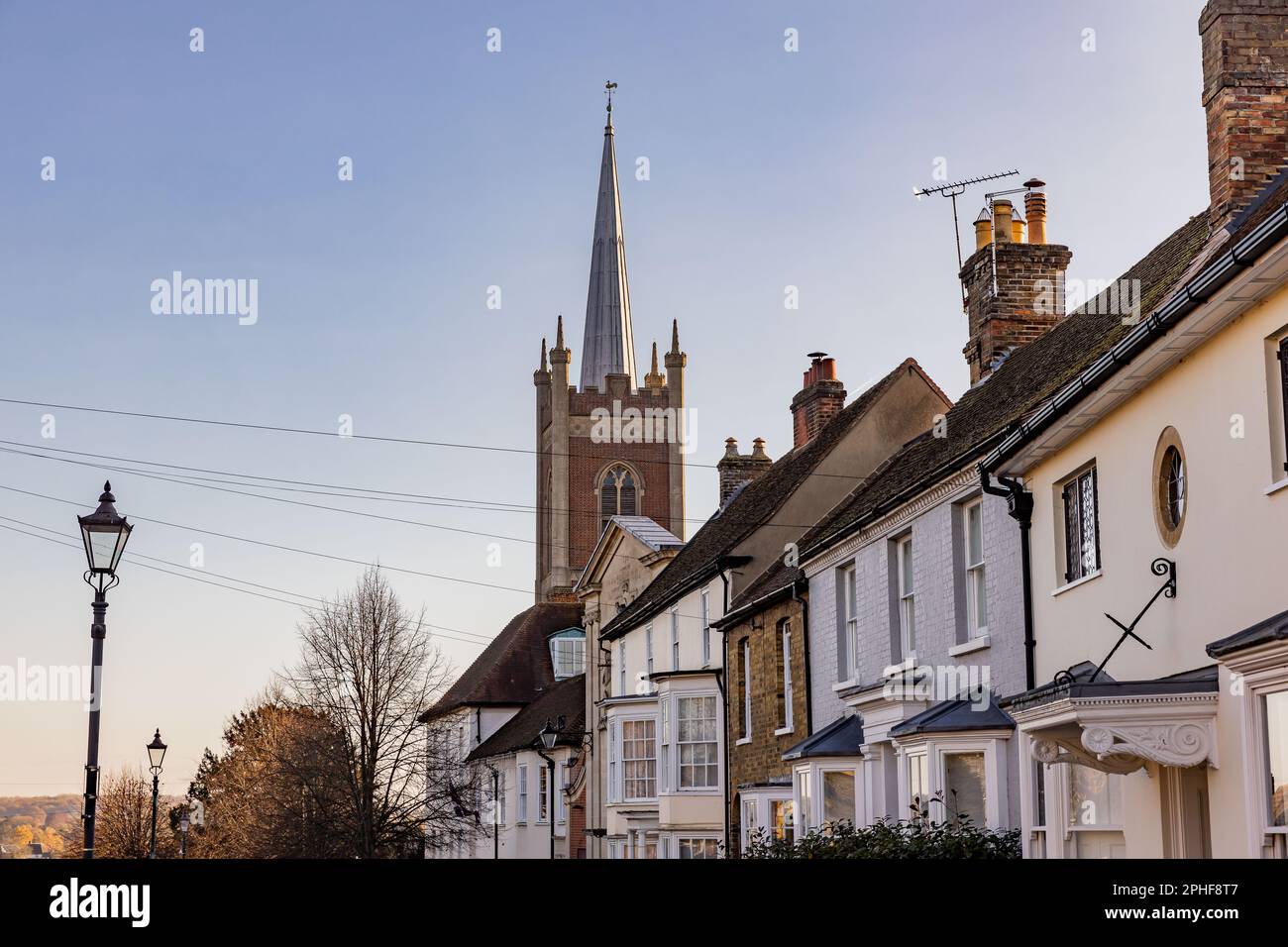 Bishop's Stortford, Hertfordshire, England, Großbritannien - Fotografie der Region Stockfoto