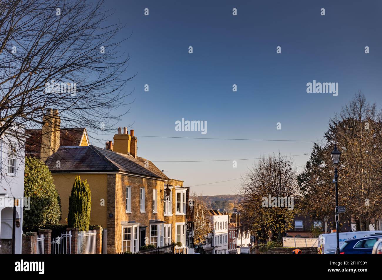 Bishop's Stortford, Hertfordshire, England, Großbritannien - Fotografie der Region Stockfoto
