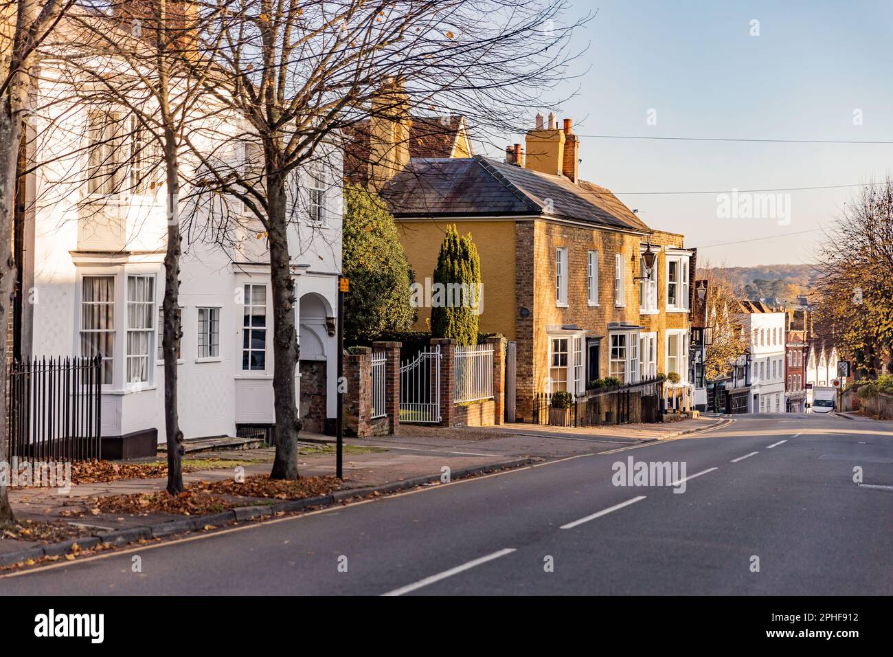 Bishop's Stortford, Hertfordshire, England, Großbritannien - Fotografie der Region Stockfoto
