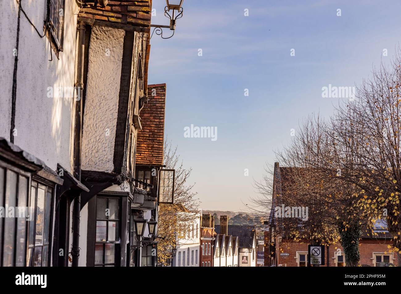 Bishop's Stortford, Hertfordshire, England, Großbritannien - Fotografie der Region Stockfoto
