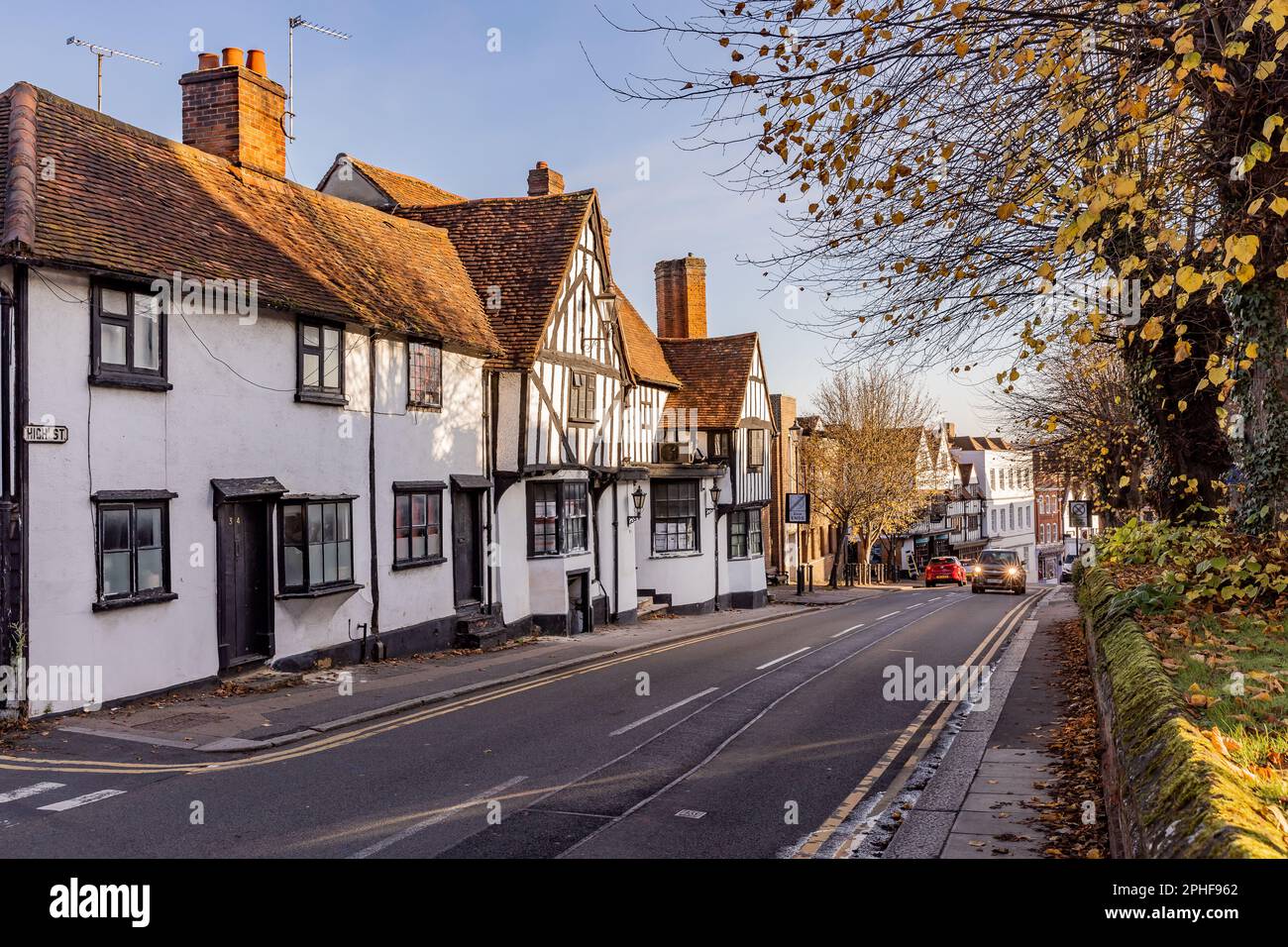 Bishop's Stortford, Hertfordshire, England, Großbritannien - Fotografie der Region Stockfoto