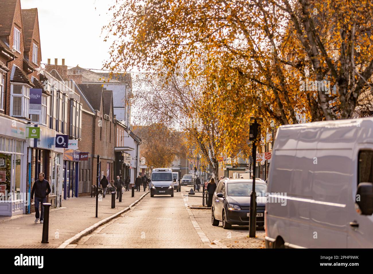 Bishop's Stortford, Hertfordshire, England, Großbritannien - Fotografie der Region Stockfoto