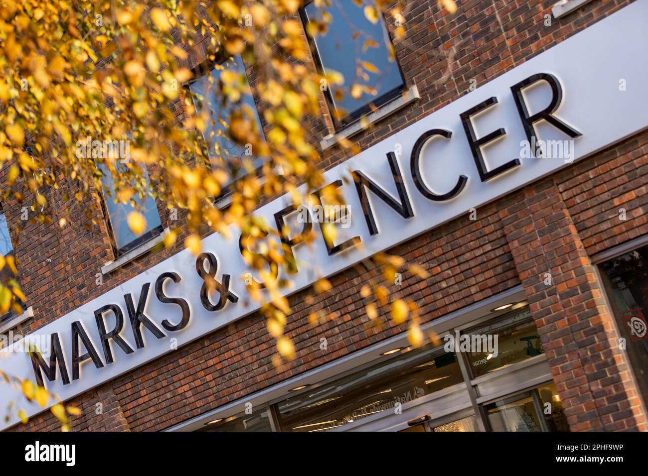 Bishop's Stortford, Hertfordshire, England, Großbritannien - Fotografie der Region Stockfoto