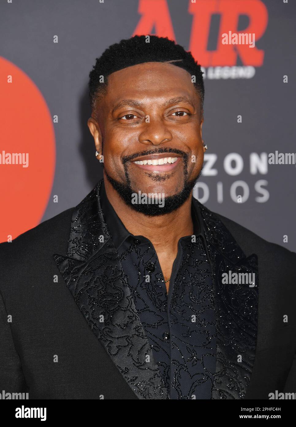 Los Angeles, Kalifornien, USA. 27. März 2023. Chris Tucker besucht am 27. März 2023 in Los Angeles, Kalifornien, die Weltpremiere von „AIR“ der Amazon Studios im Regency Village Theatre. Kredit: Jeffrey Mayer/Jtm Photos/Media Punch/Alamy Live News Stockfoto