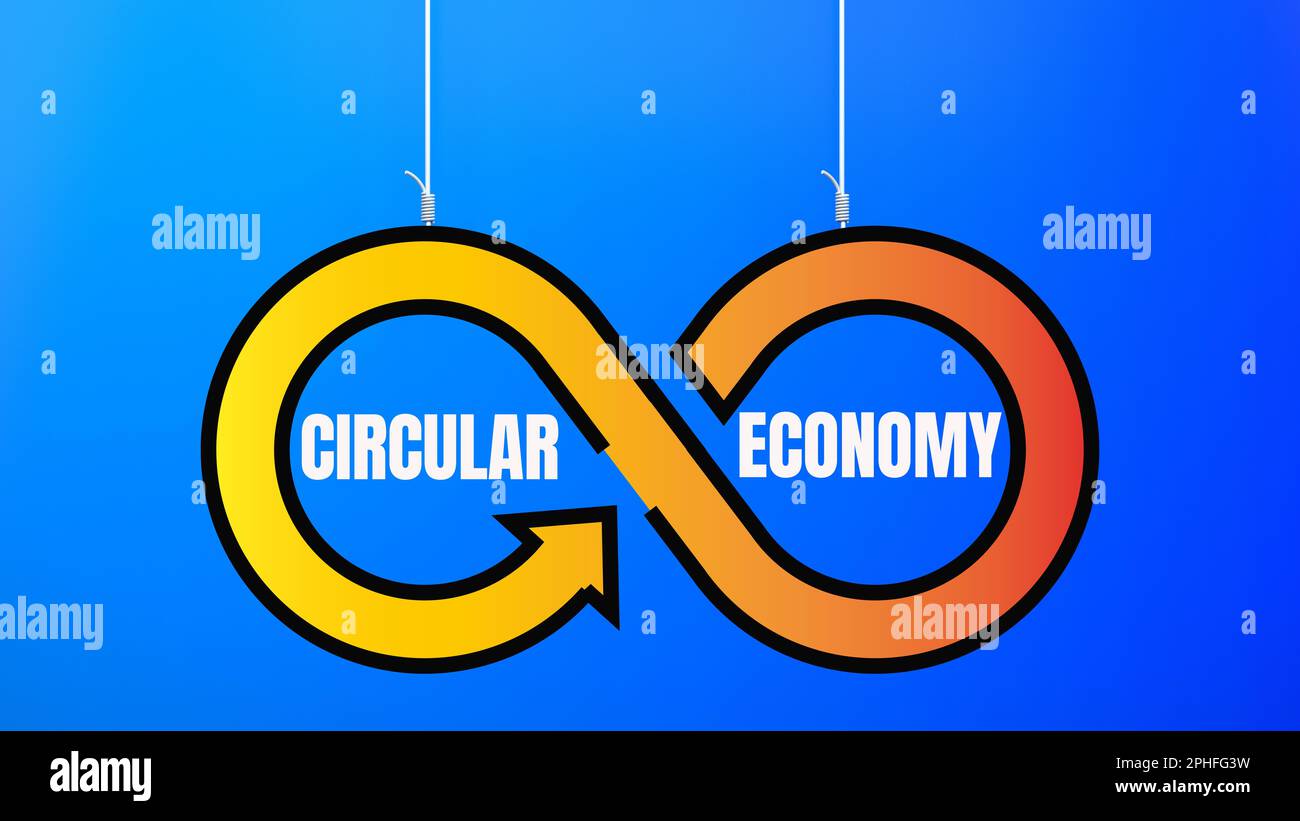 Kreislaufwirtschaft Stockfoto