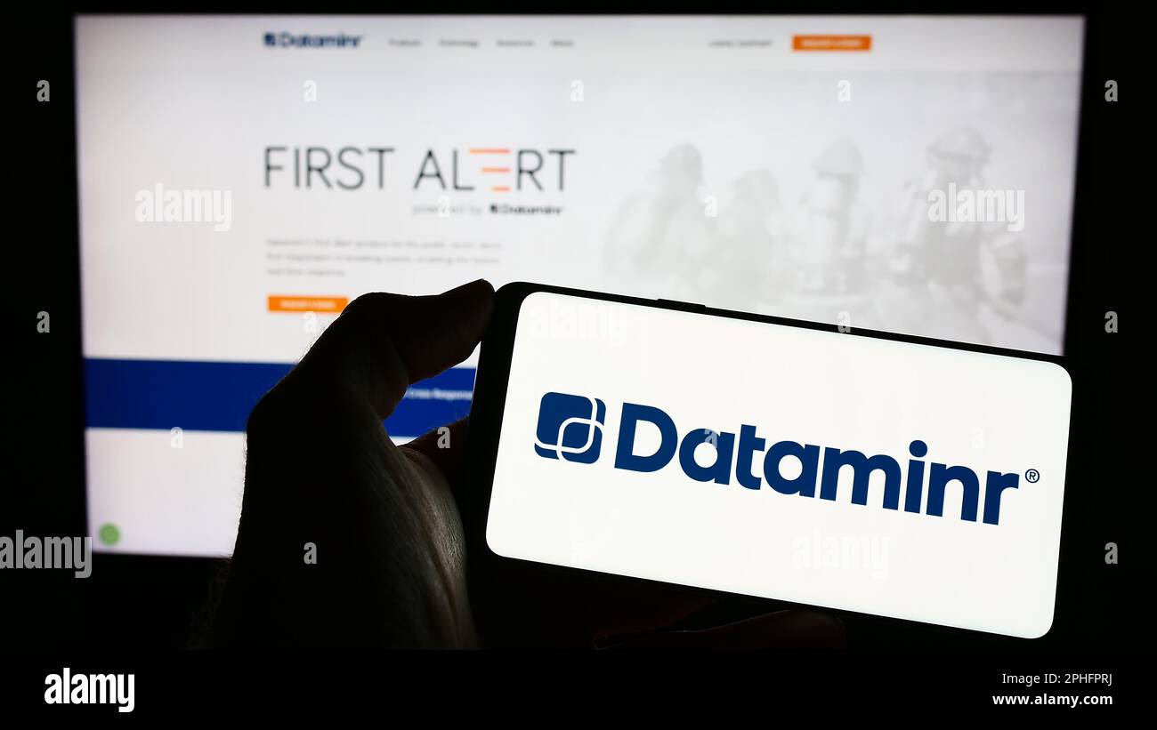 Dataminr logo -Fotos und -Bildmaterial in hoher Auflösung – Alamy
