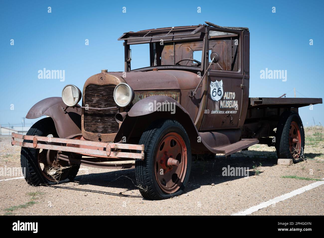 Detail eines amerikanischen historischen Autos, Ford Model AA Truck aus dem Jahr 1930 Stockfoto