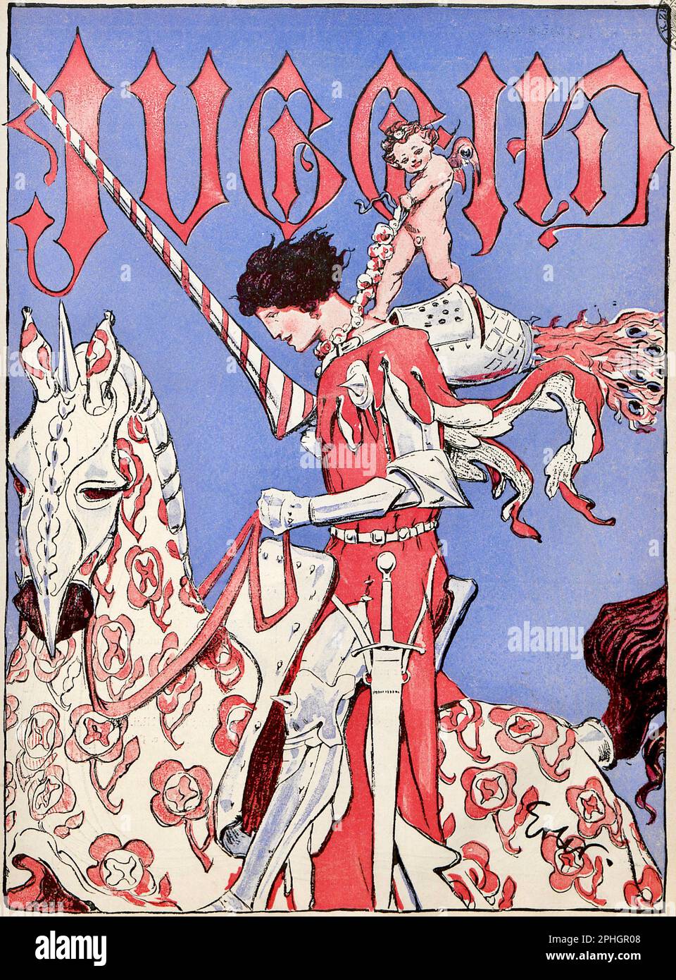 Fritz Erler - Jugend - Nmber 18 - 1896 Stockfoto