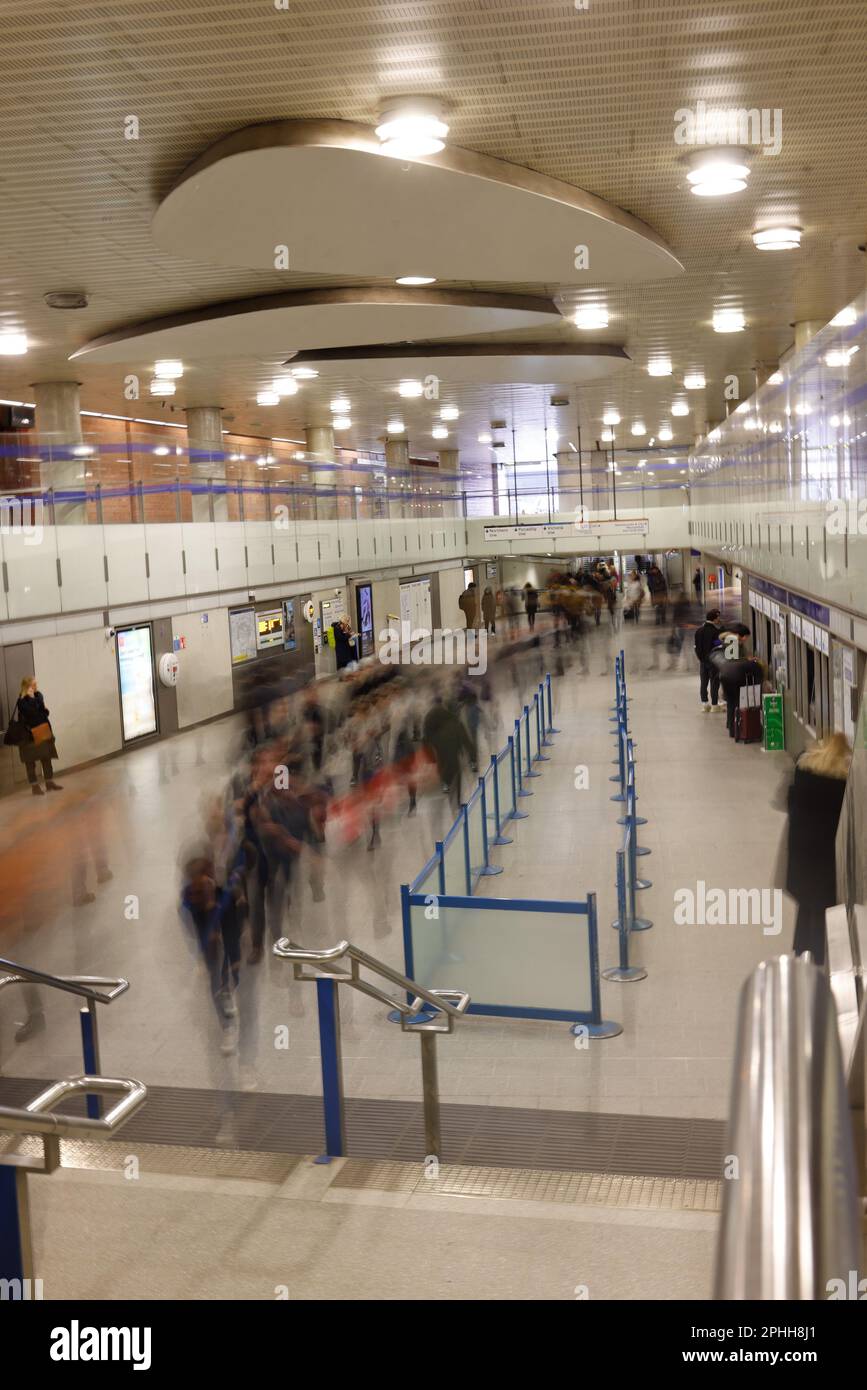 London, Bahnhof St. Pancras Stockfoto