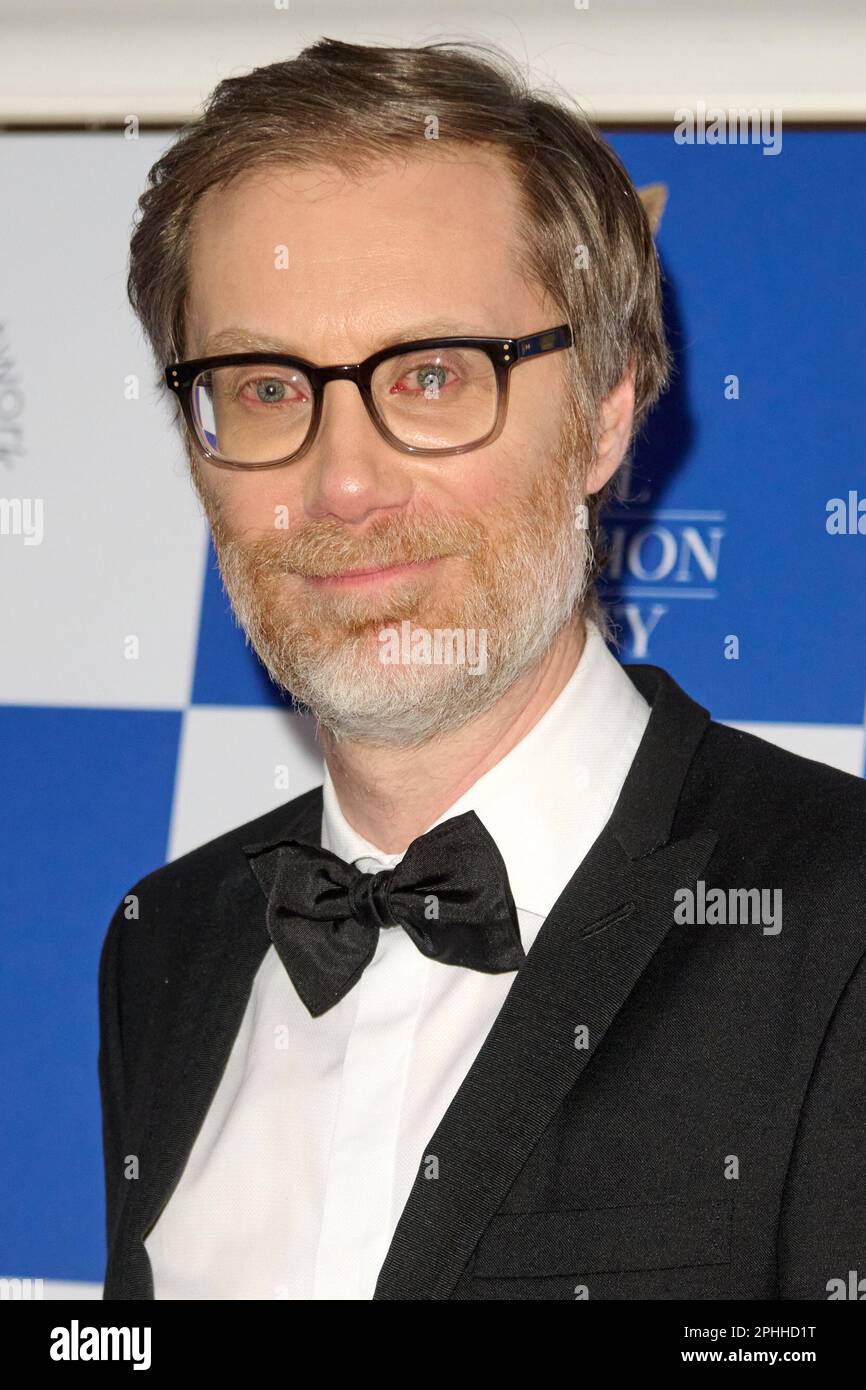 London, Vereinigtes Königreich 28. März, 2023. Stephen Merchent wird bei den Royal Television Society (RTS) Programme Awards 2023 im Grosvenor House Hotel fotografiert. Kredit: Alan D West/EMPICS/Alamy Live News Stockfoto