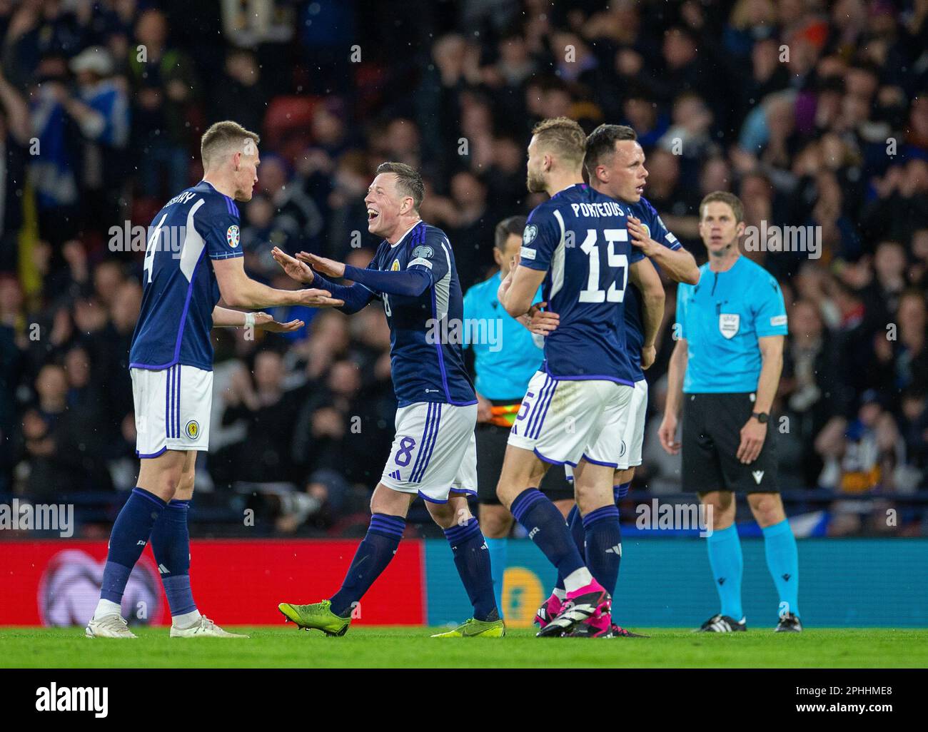 28. März 2023; Hampden Park, Glasgow, Schottland Euro 2024 Qualifier
