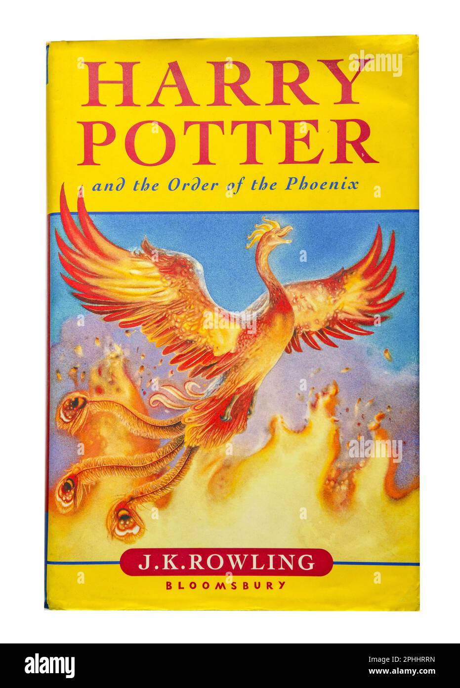 Harry Potter und der Orden des Phönix Buch von J.K.Rowling, Surrey, England, Vereinigtes Königreich Stockfoto