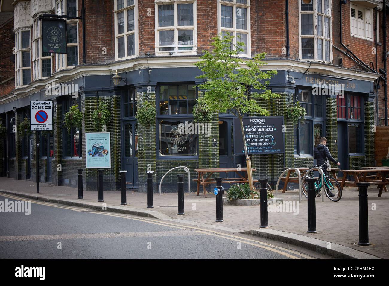 Heathcote und Star, Grove Green Road, Leytonstone, East London, England, Vereinigtes Königreich. Stockfoto