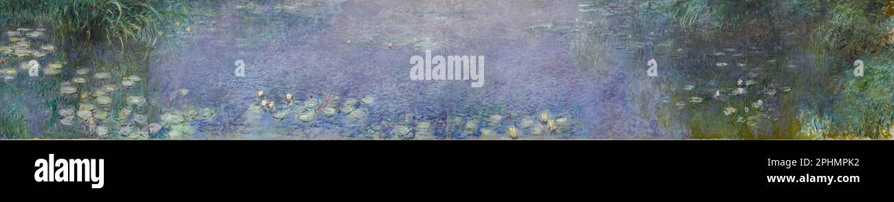 Claude Monet, die Wasserlilien: Morgen, Gemälde, 1915-1926 Stockfoto