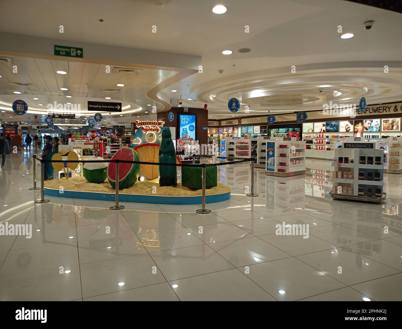 Internationaler Flughafen Cochin, internationaler Flughafen kochi, cochin Duty Free, internationaler Flughafen cochin, kerala, indien, cochin Shopping, cochin Airpor Stockfoto